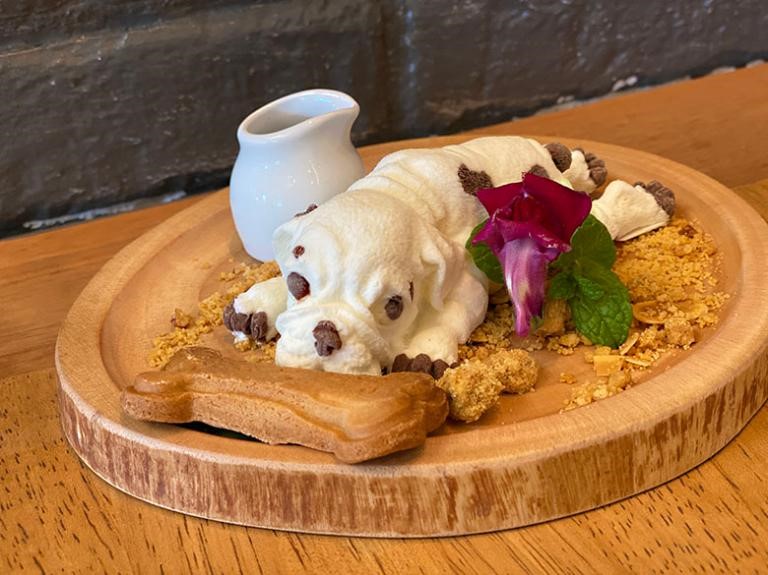 #คาเฟ่ญี่ปุ่น #Dog Ice Cream #FARMERS CAFE PETIT OMELETTE