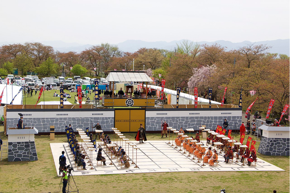 Tendo City's Ningen Shogi (Human Chess) and Sakura Festival - GaijinPot  Travel