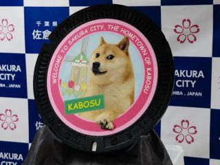 ญี่ปุ่นติดตั้งฝาท่อระบายน้ำลาย Doge Meme